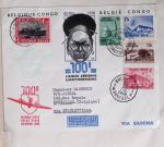 Belgique. 43 premiers vols 1938 - 1939 dont 2 Zeppelins vers l'Allemagne, dans un album souple brun ancien