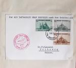 Belgique. 43 premiers vols 1938 - 1939 dont 2 Zeppelins vers l'Allemagne, dans un album souple brun ancien
