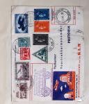 Belgique. 43 premiers vols 1938 - 1939 dont 2 Zeppelins vers l'Allemagne, dans un album souple brun ancien