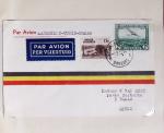 Belgique. 43 premiers vols 1938 - 1939 dont 2 Zeppelins vers l'Allemagne, dans un album souple brun ancien