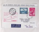 Belgique. 43 premiers vols 1938 - 1939 dont 2 Zeppelins vers l'Allemagne, dans un album souple brun ancien