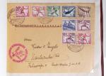 35 premiers vols de divers pays 1936 - 1939 dont Allemagne (Zeppelins) - Hong Kong - Autriche - Pays Bas - Suisse