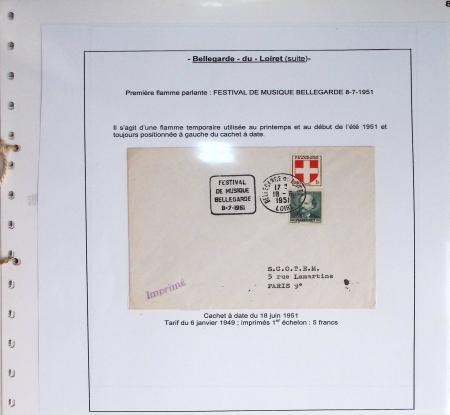Collection de 24 Daguins temporaires du Loiret (Bellegarde - Montargis - Orléans - Pithiviers). Ensemble rare et TB