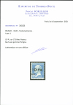 N°4 Pasteur 10F sur 1f50 bleu, neuf avec trace de charnière,