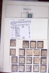 1849-60 Lot de classiques monté sur pages en un classeur,