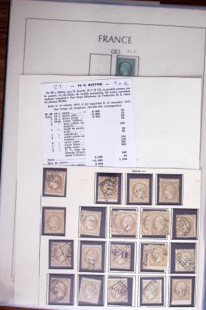 1849-60 Lot de classiques monté sur pages en un classeur,