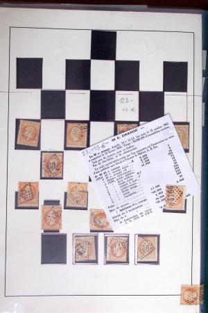 1849-60 Lot de classiques monté sur pages en un classeur,