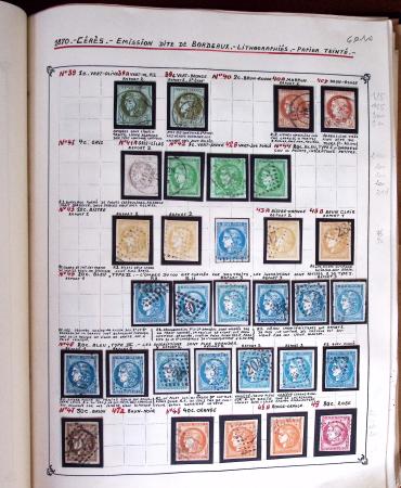 1849-1942, Très belle collection "à l'ancienne" en