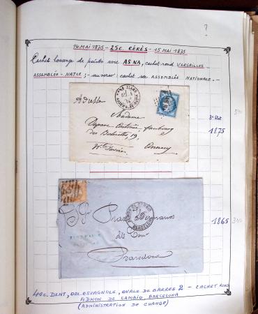 1849-1942, Très belle collection "à l'ancienne" en