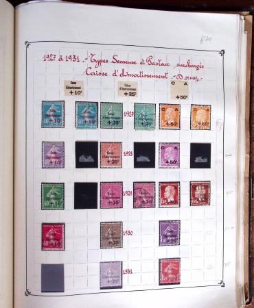 1849-1942, Très belle collection "à l'ancienne" en