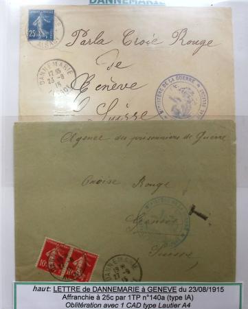 1914-18 Alsace reconquise, lot de lettres des célèbres