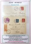 1914-18 Alsace reconquise, lot de lettres des célèbres