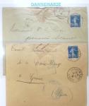 1914-18 Alsace reconquise, lot de lettres des célèbres