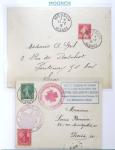 1914-18 Alsace reconquise, lot de lettres des célèbres