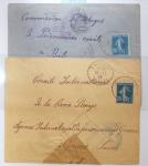 1914-18 Alsace reconquise, lot de lettres des célèbres