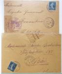 1914-18 Alsace reconquise, lot de lettres des célèbres