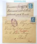 1914-18 Alsace reconquise, lot de lettres des célèbres