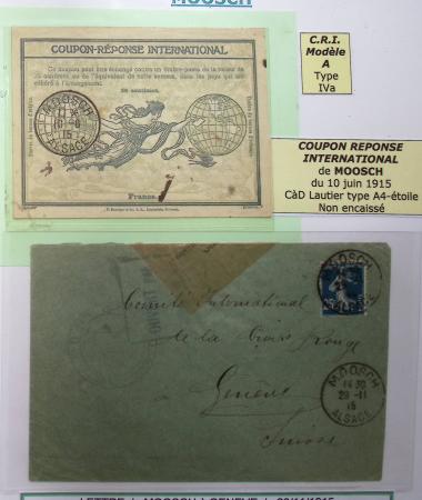 1914-18 Alsace reconquise, lot de lettres des célèbres