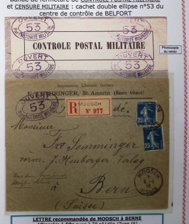 1914-18 Alsace reconquise, lot de lettres des célèbres