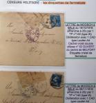 1914-18 Alsace reconquise, lot de lettres des célèbres