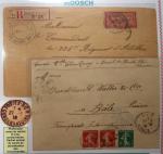 1914-18 Alsace reconquise, lot de lettres des célèbres