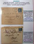 1914-18 Alsace reconquise, lot de lettres des célèbres