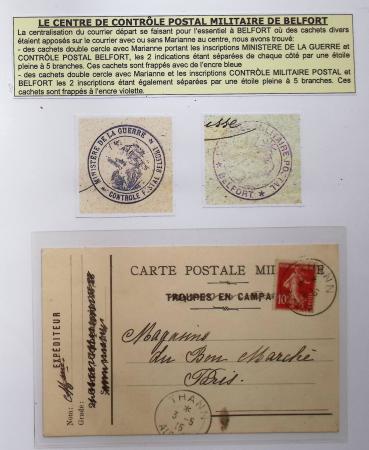 1914-18 Alsace reconquise, lot de lettres des célèbres