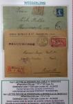 1914-18 Alsace reconquise, lot de lettres des célèbres