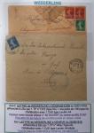 1914-18 Alsace reconquise, lot de lettres des célèbres