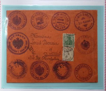 1914-18 Alsace reconquise, lot de lettres des célèbres