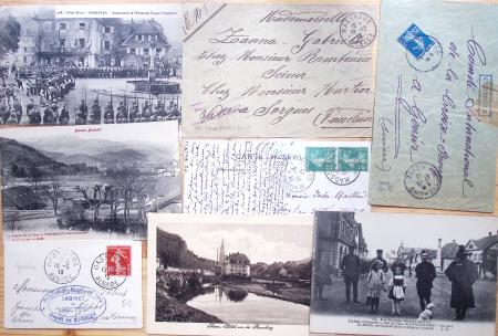 1914-18 Alsace reconquise, lot de lettres des célèbres