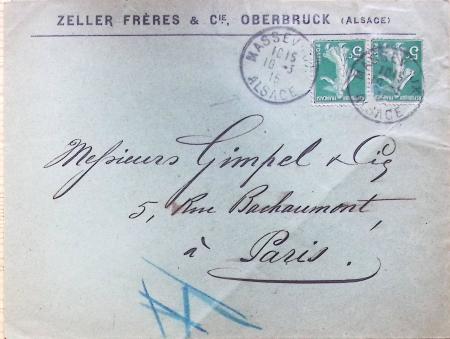 1914-18 Alsace reconquise, lot de lettres des célèbres