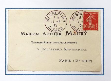 1914-18 Alsace reconquise, lot de lettres des célèbres