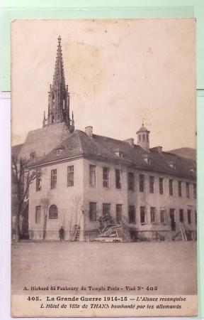 1914-18 Alsace reconquise, lot de lettres des célèbres