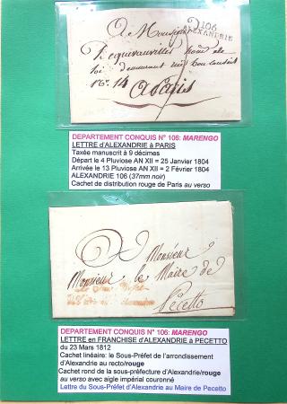 1793-1815, Collection de lettres des départements conquis