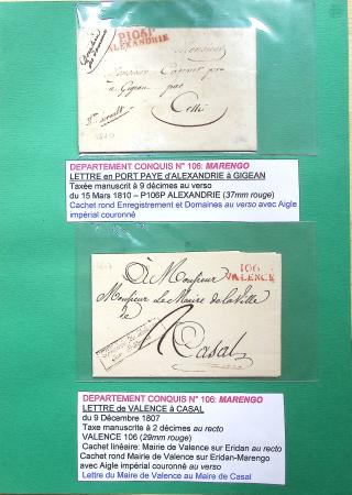 1793-1815, Collection de lettres des départements conquis