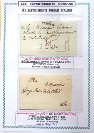 1793-1815, Collection de lettres des départements conquis