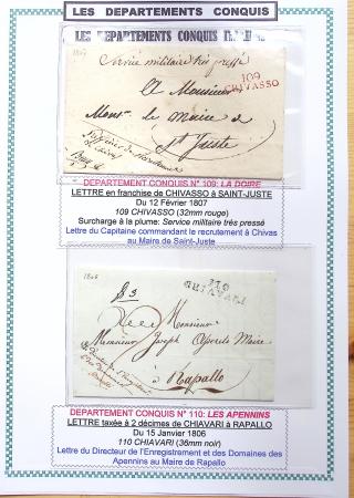 1793-1815, Collection de lettres des départements conquis