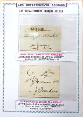 1793-1815, Collection de lettres des départements conquis