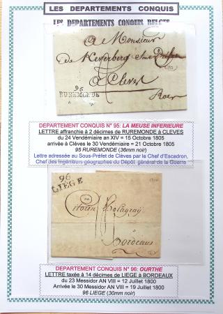 1793-1815, Collection de lettres des départements conquis