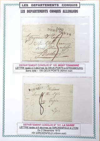 1793-1815, Collection de lettres des départements conquis