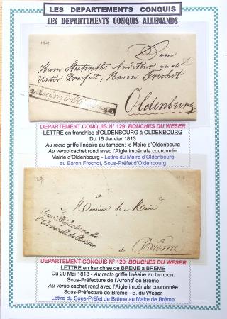 1793-1815, Collection de lettres des départements conquis