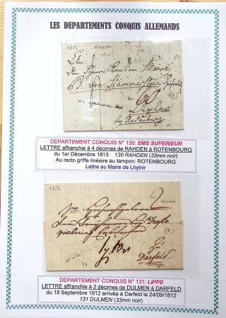 1793-1815, Collection de lettres des départements conquis