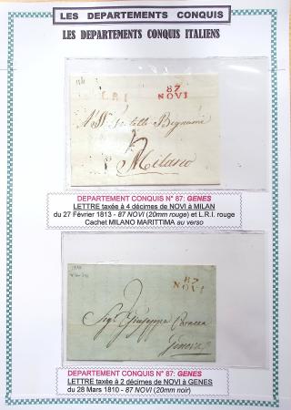 1793-1815, Collection de lettres des départements conquis