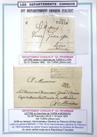 1793-1815, Collection de lettres des départements conquis