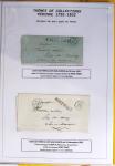 1800-1900env. Étude des types d'oblitérations et cachets