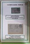 1800-1900env. Étude des types d'oblitérations et cachets