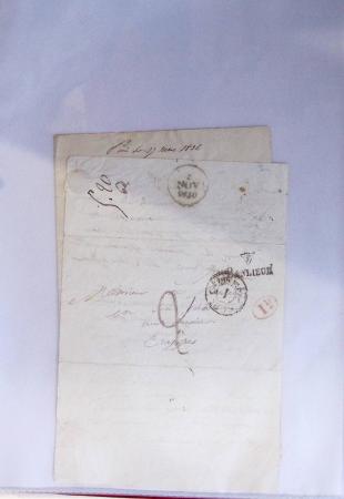 1800-1900env. Étude des types d'oblitérations et cachets
