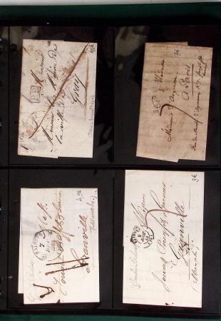 1800-1900env. Étude des types d'oblitérations et cachets