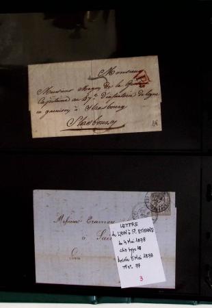 1800-1900env. Étude des types d'oblitérations et cachets